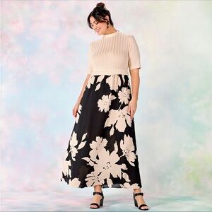 Cato Fashions Dress Size Medium Petite with Pockets